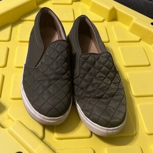 A New Day Hunter green slip-ons